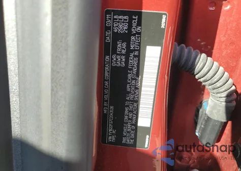 2012 Volvo S60 T5 z USA, uszkodzony, nr VIN YV1622FS7C2043536